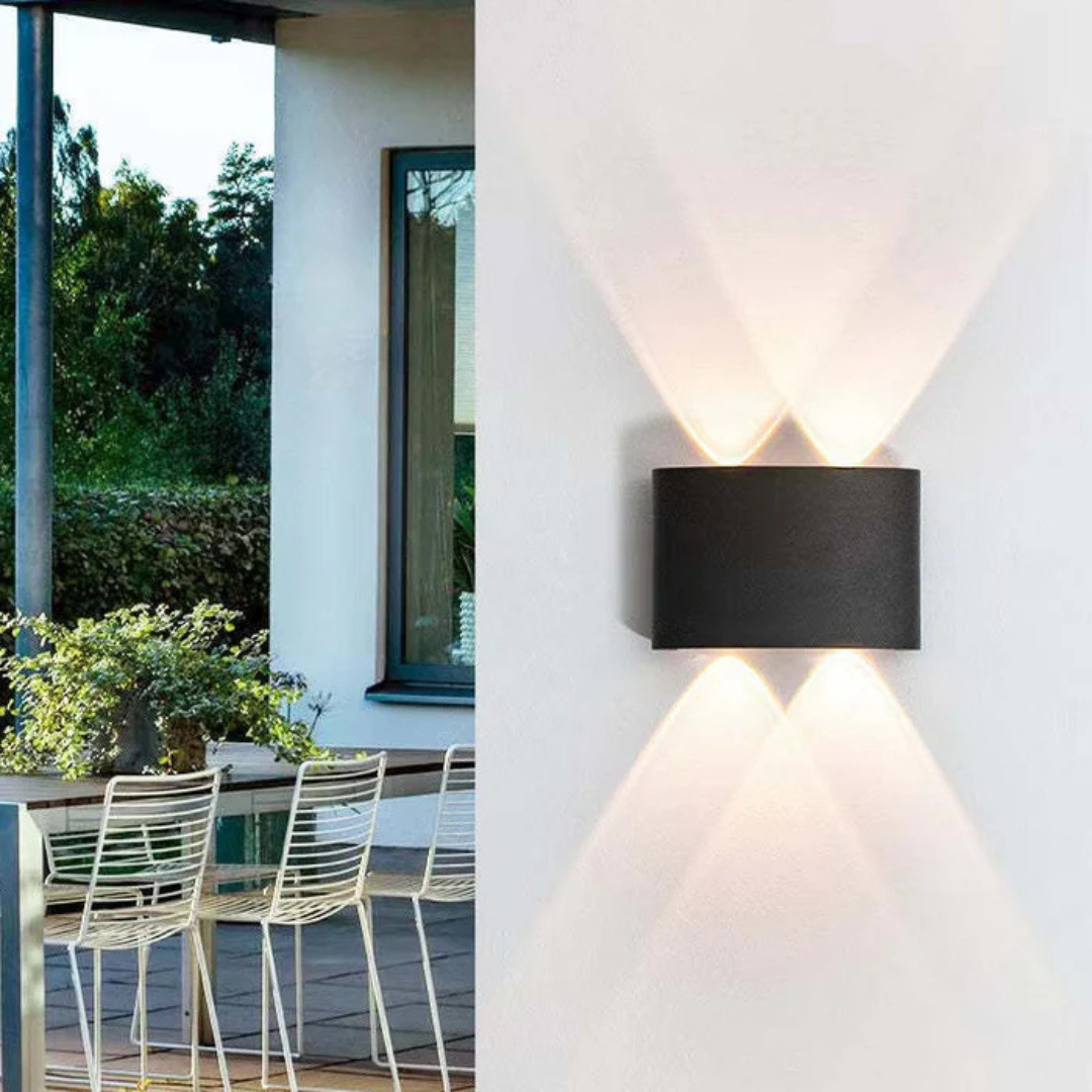 LED voděodolná nástěnná lampa – elegantní akcentové svítidlo do interiéru i exteriéru