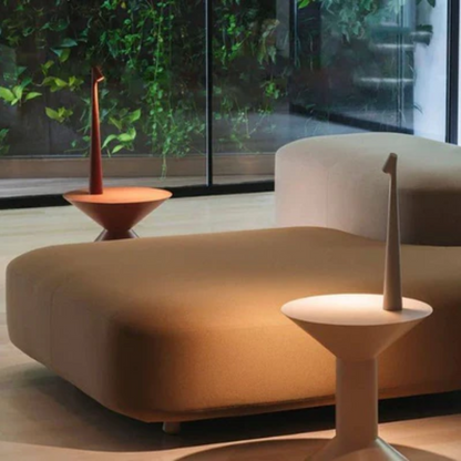 Bezdrátová dotykově stmívatelná dobíjecí LED stolní lampa – Minimalistická