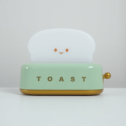 Dobíjecí stolní lampa ve tvaru toustovače
