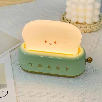 Dobíjecí stolní lampa ve tvaru toustovače