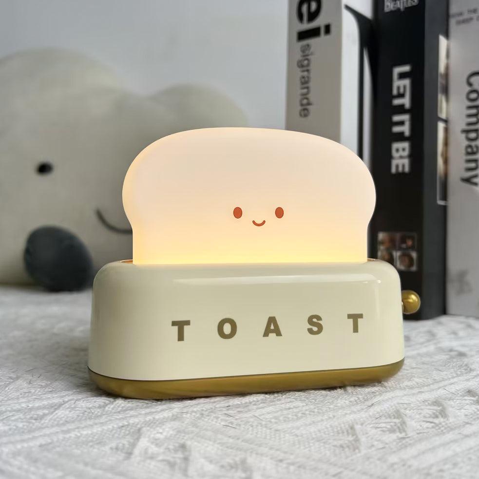 Dobíjecí stolní lampa ve tvaru toustovače