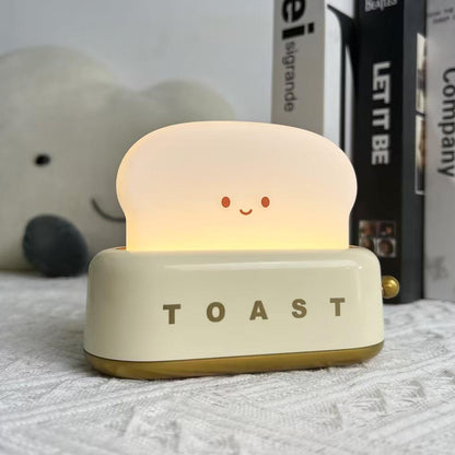 Dobíjecí stolní lampa ve tvaru toustovače