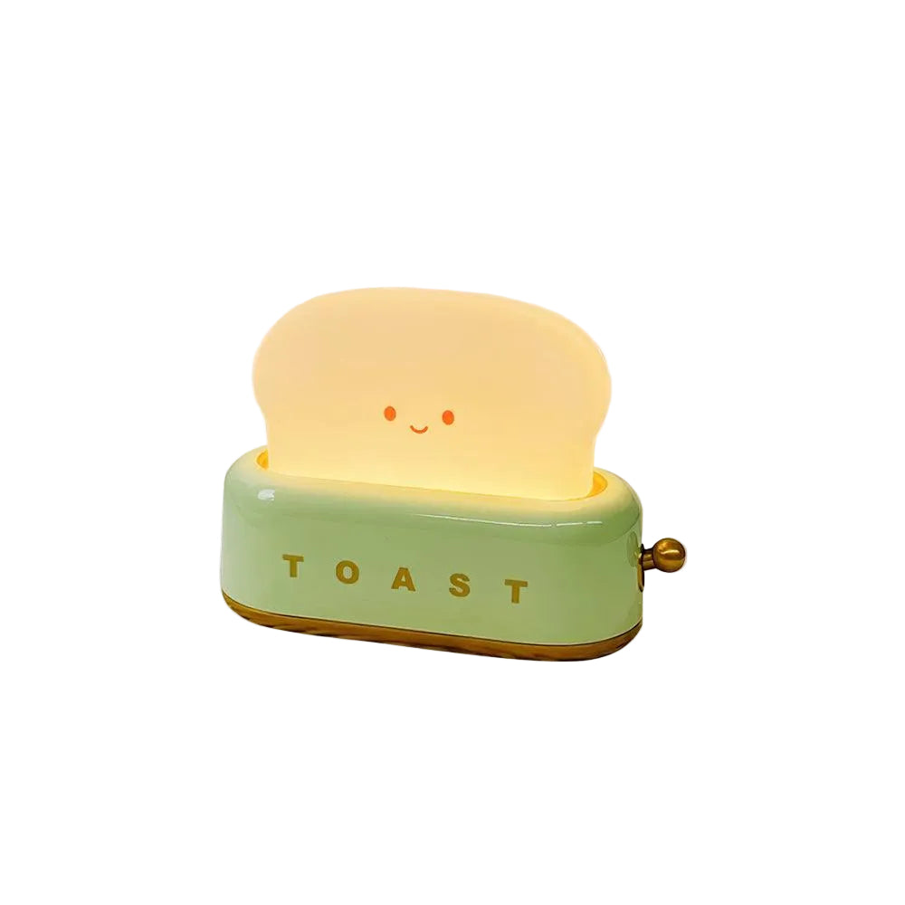 Dobíjecí stolní lampa ve tvaru toustovače