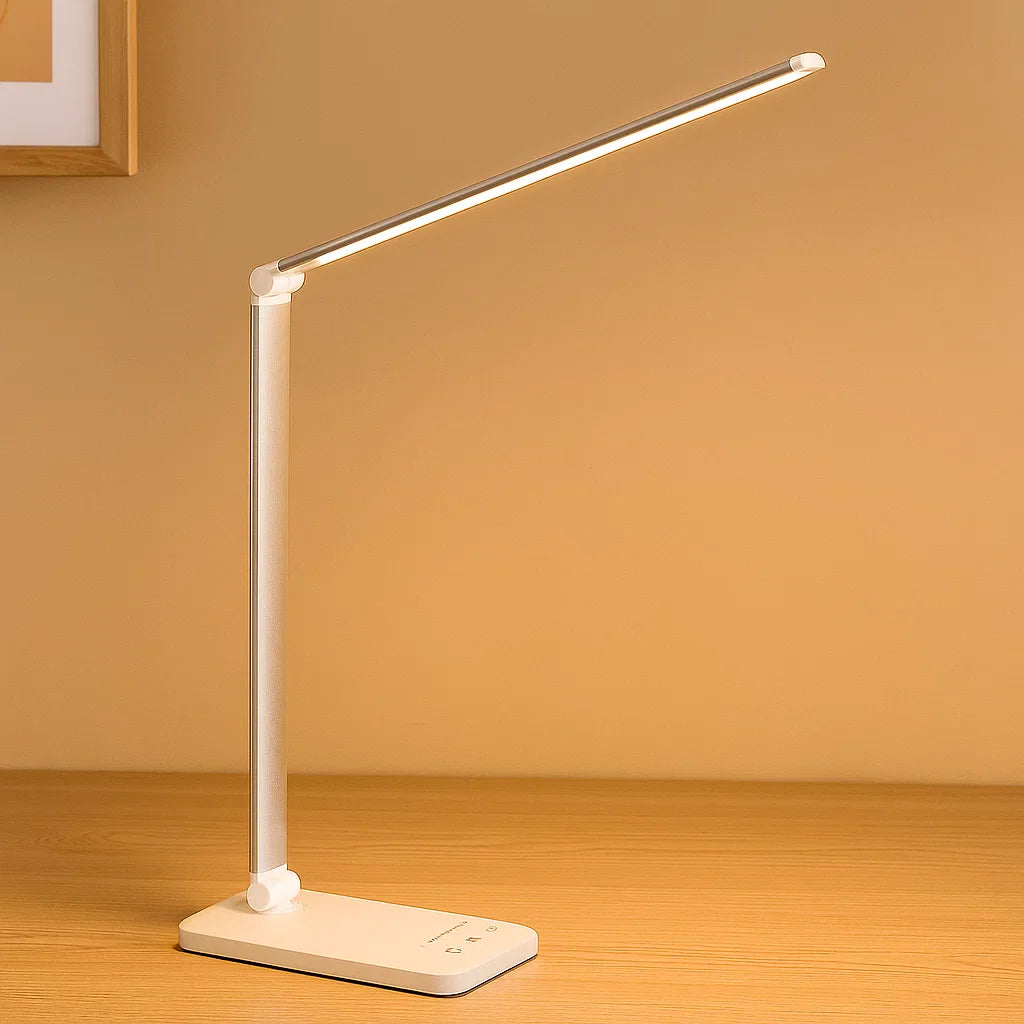 Nastavitelná LED stolní lampa s dotykovým ovládáním a USB