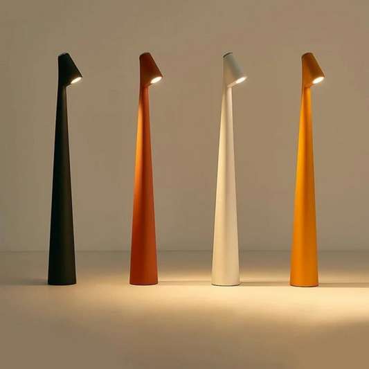 Bezdrátová dotykově stmívatelná dobíjecí LED stolní lampa – Minimalistická
