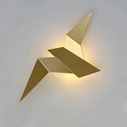 Origami nástěnná lampa s LED osvětlením
