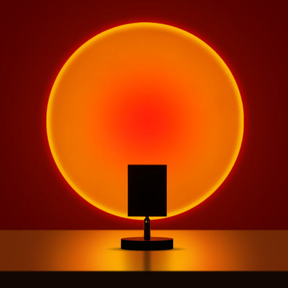 Stolní lampa Color Halo s projekcí kruhového světla