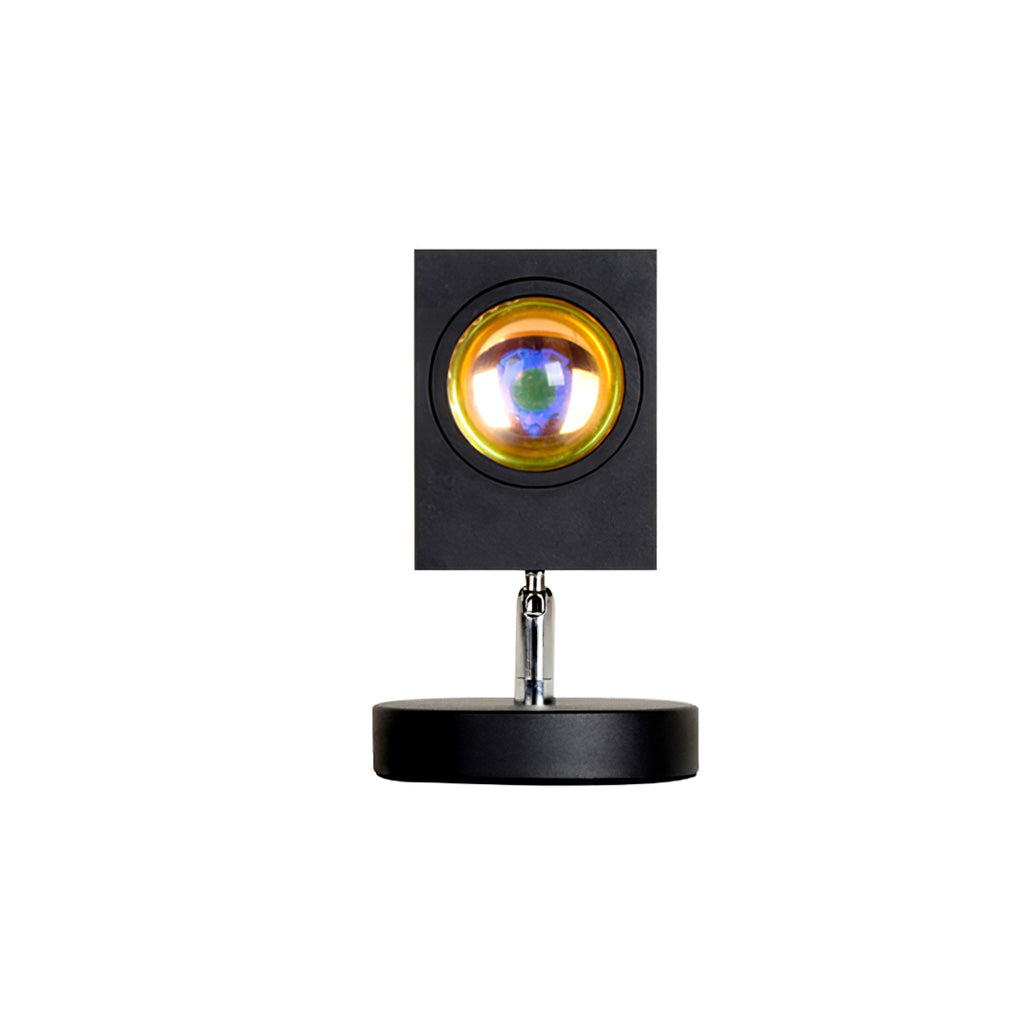 Stolní lampa Color Halo s projekcí kruhového světla