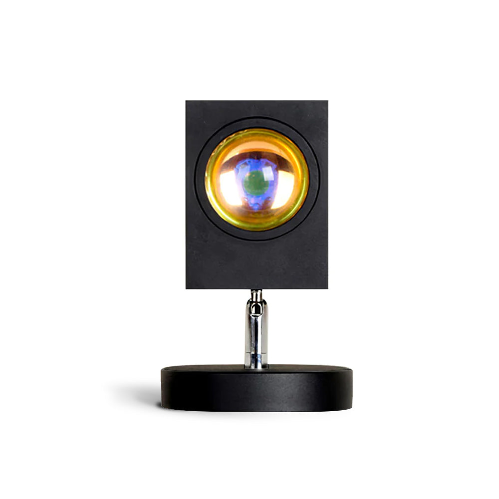Stolní lampa Color Halo s projekcí kruhového světla