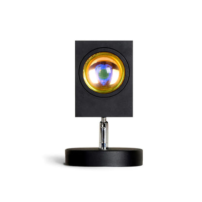 Stolní lampa Color Halo s projekcí kruhového světla