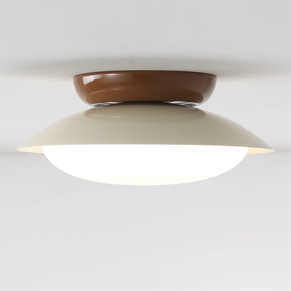 Stropní svítidlo ve tvaru kupole s integrovanou LED