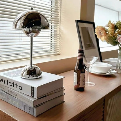 Dobíjecí USB LED stolní lampa, dotykové stmívání, ambientní osvětlení