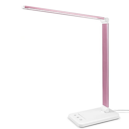 Nastavitelná LED stolní lampa s USB nabíjením – elegantní dotykové světlo
